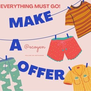 MAKE AN OFFER - EVERYTHING MUST GO